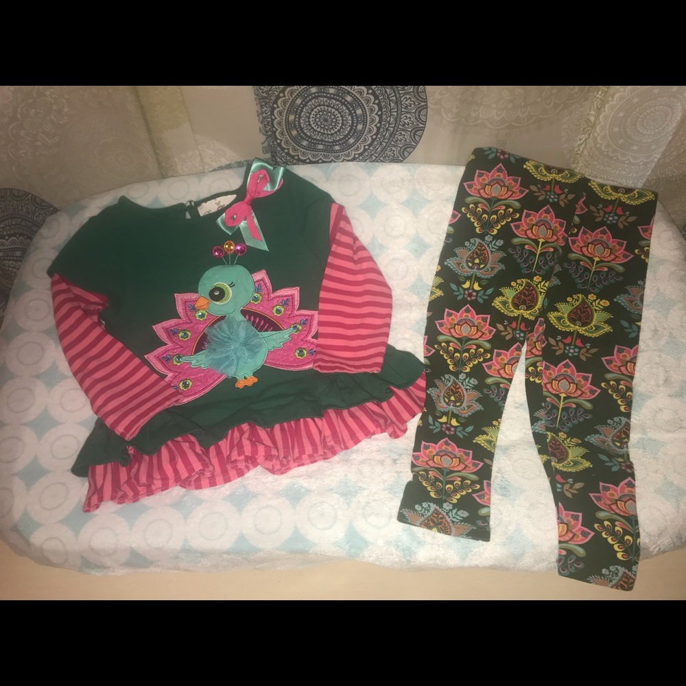 Nursery Rhyme peacock outfit